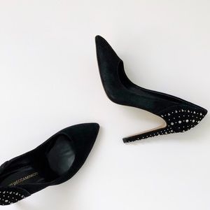 rebecca minkoff | reina studded suede pumps